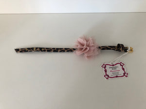 Collari Leopardati con cuori in Swarovski