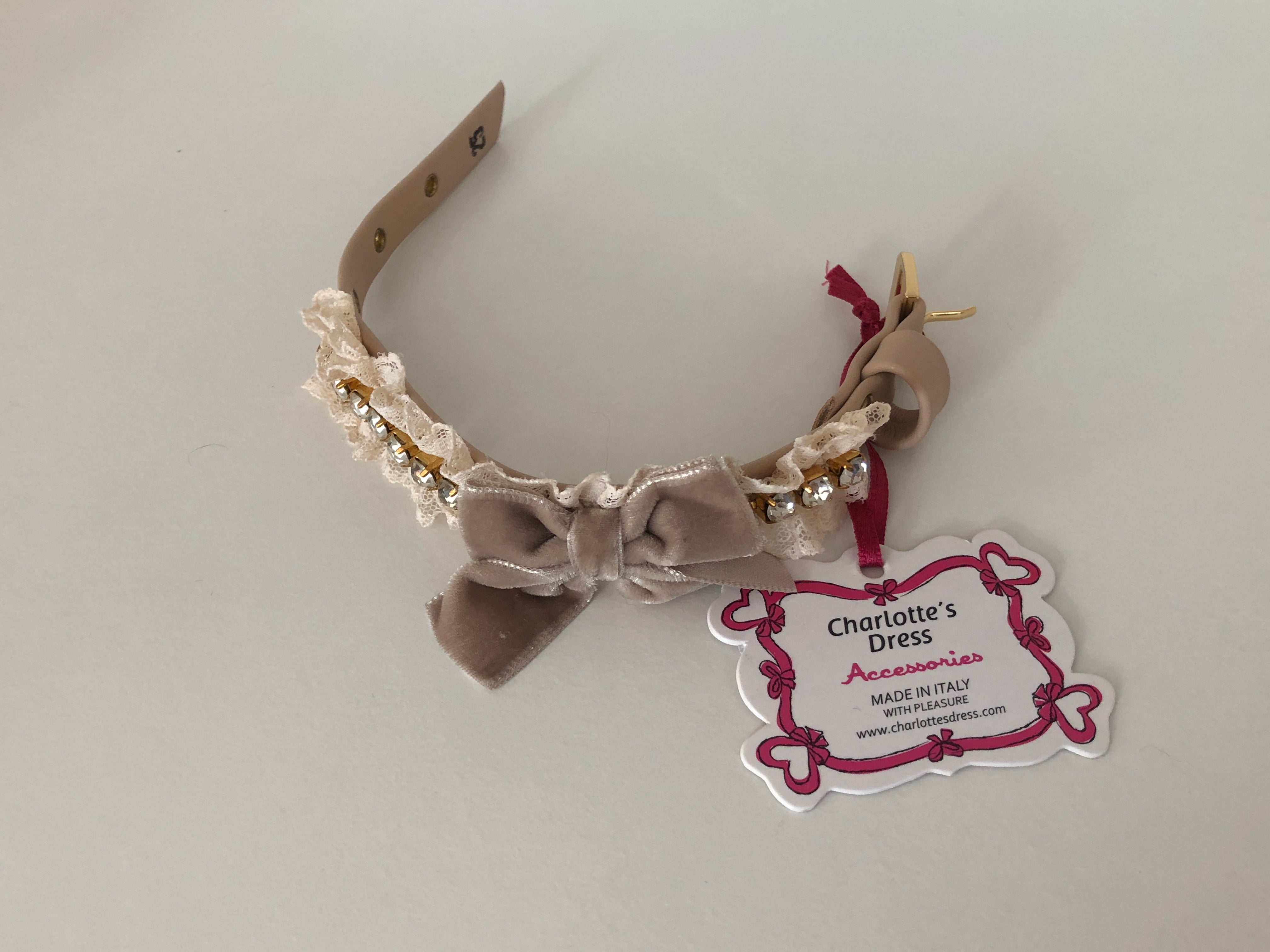 Collare Charlotte's Dress con Fiocco