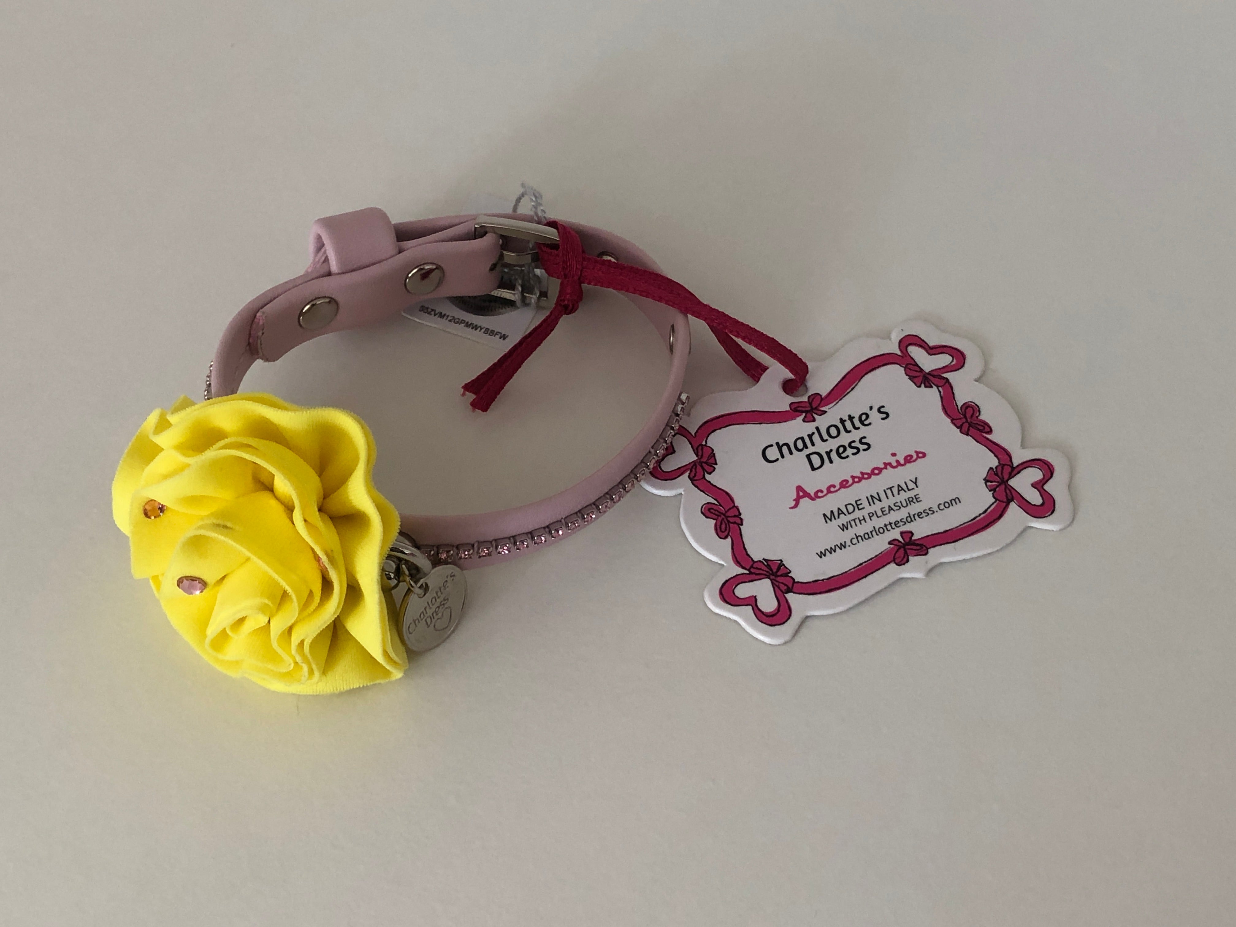 Collare Charlotte's Dress con Rosa Gialla